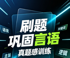 刷题巩固言语
